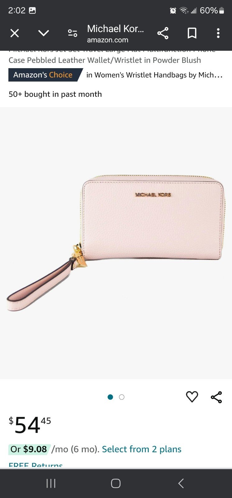 michael kors wristlet amazon