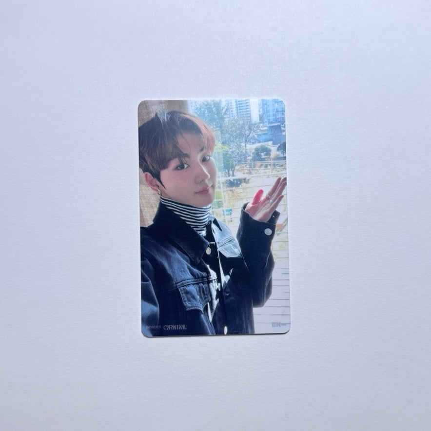 enhypen jungwon border carnival lucky draw photocard