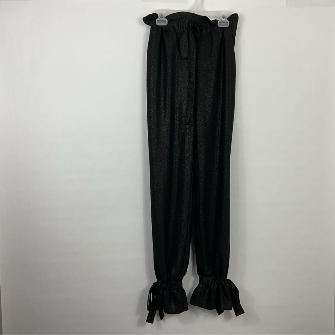 Zara High Waisted Paperbag Jogger Style Trouser Pants Womens Size XS