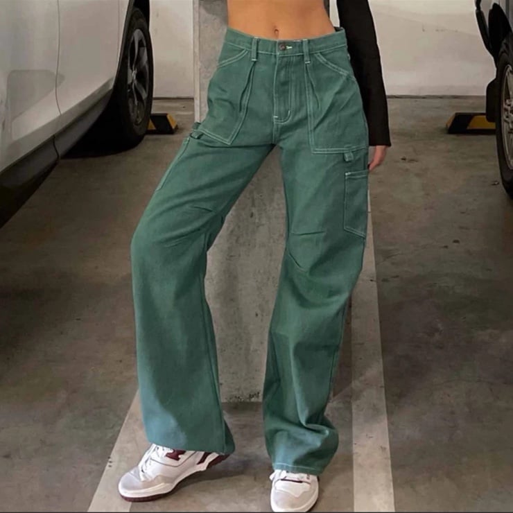 Lioness green cargo pants