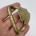 Vintage Solid Brass Arrow Head Southwestern Belt Buckle
