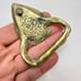 Vintage Solid Brass Arrow Head Southwestern Belt Buckle