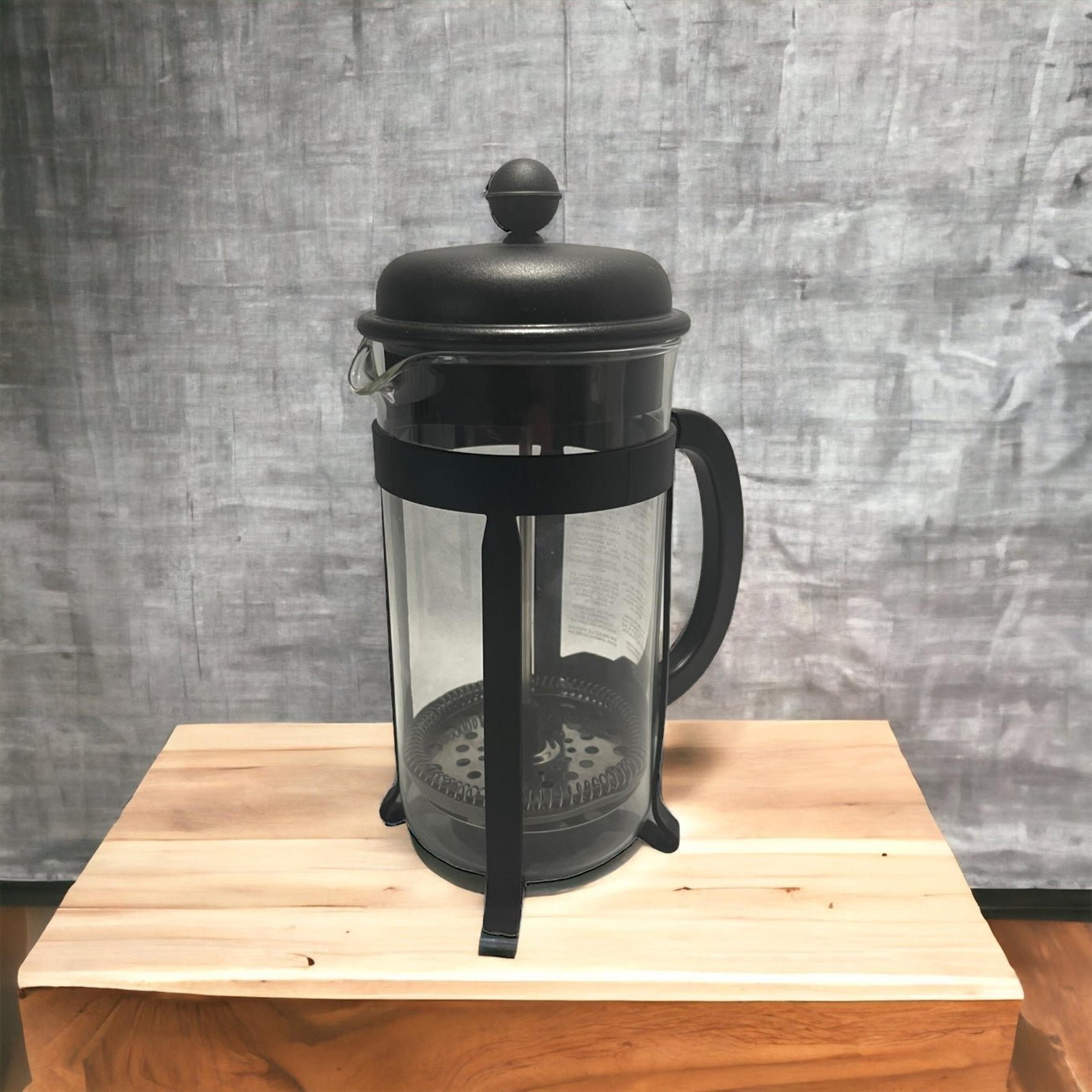 Vintage French Press BODUM French Press 8-Cup 34 oz Stainless Steel Coffee Maker