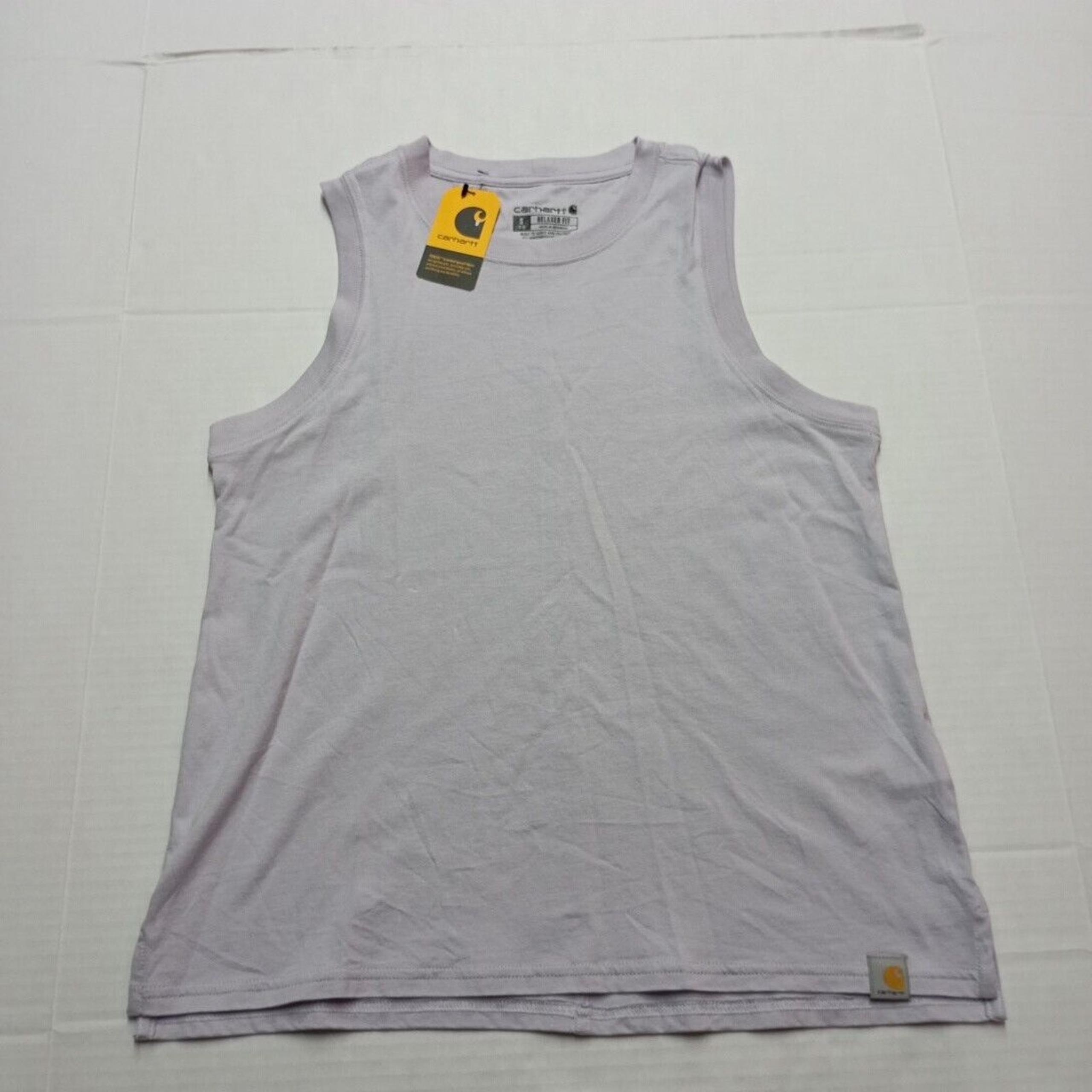 Carhartt Force Relaxed Fit Midweight Tank Top Women's Size S (4-6) Small Purple