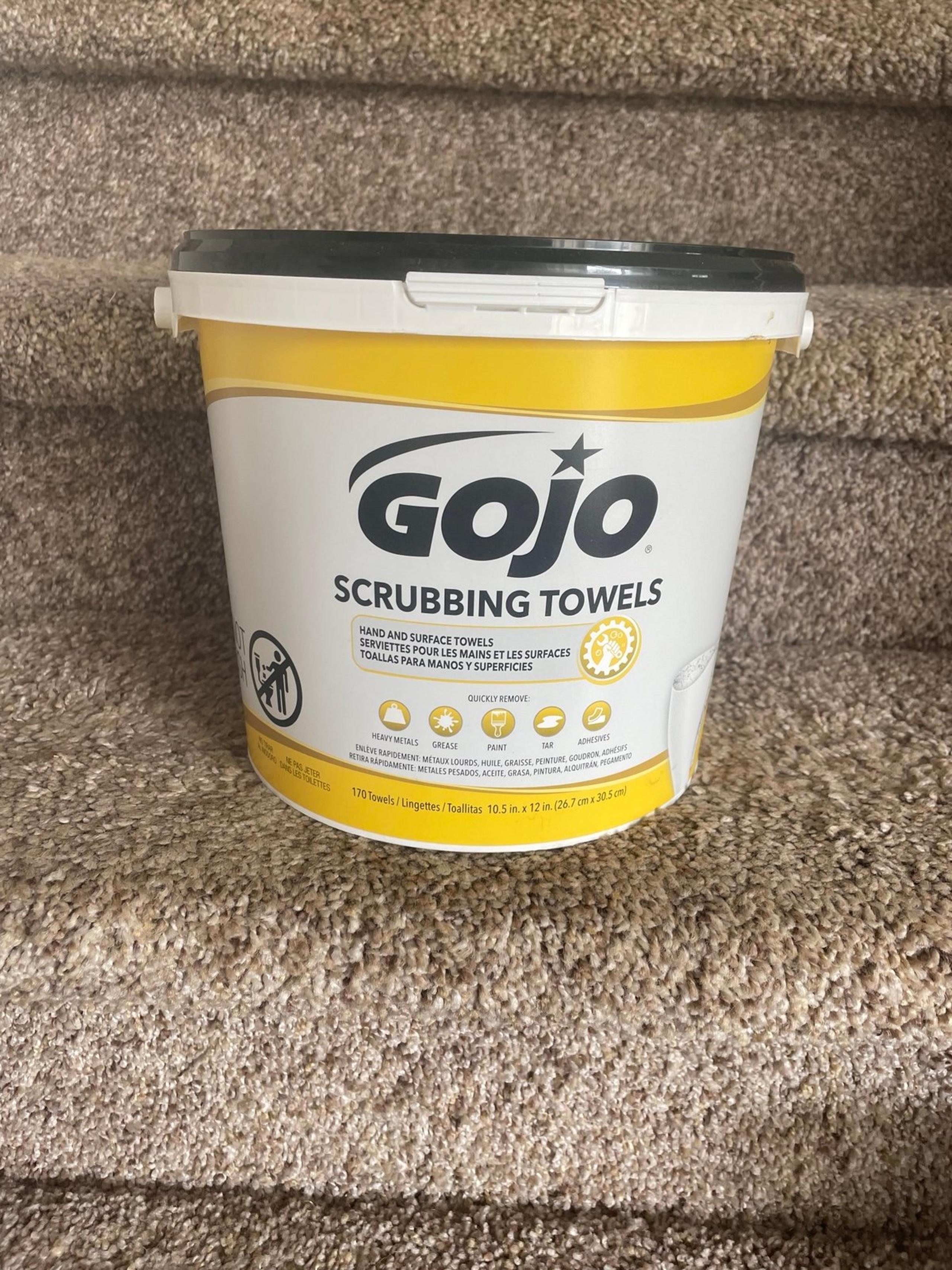 GoJo scrubbing towels