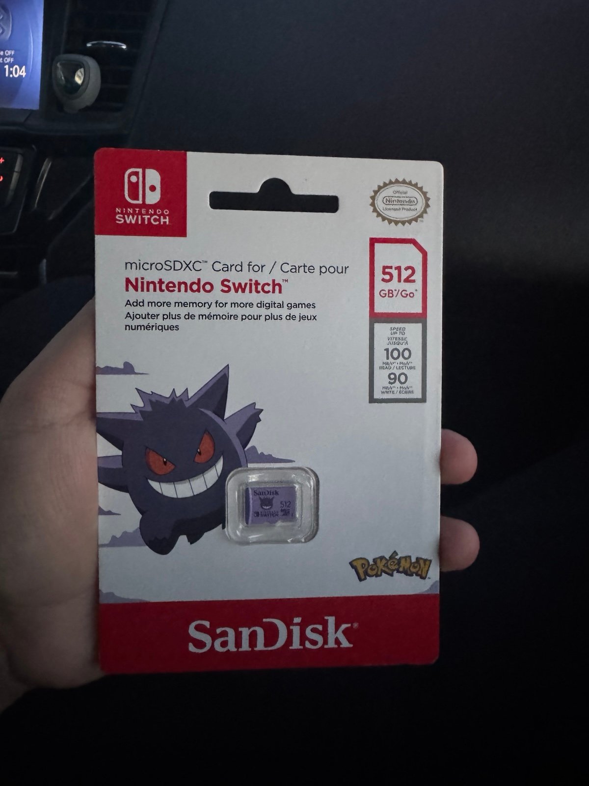 Nintendo switch 512gb sd card
