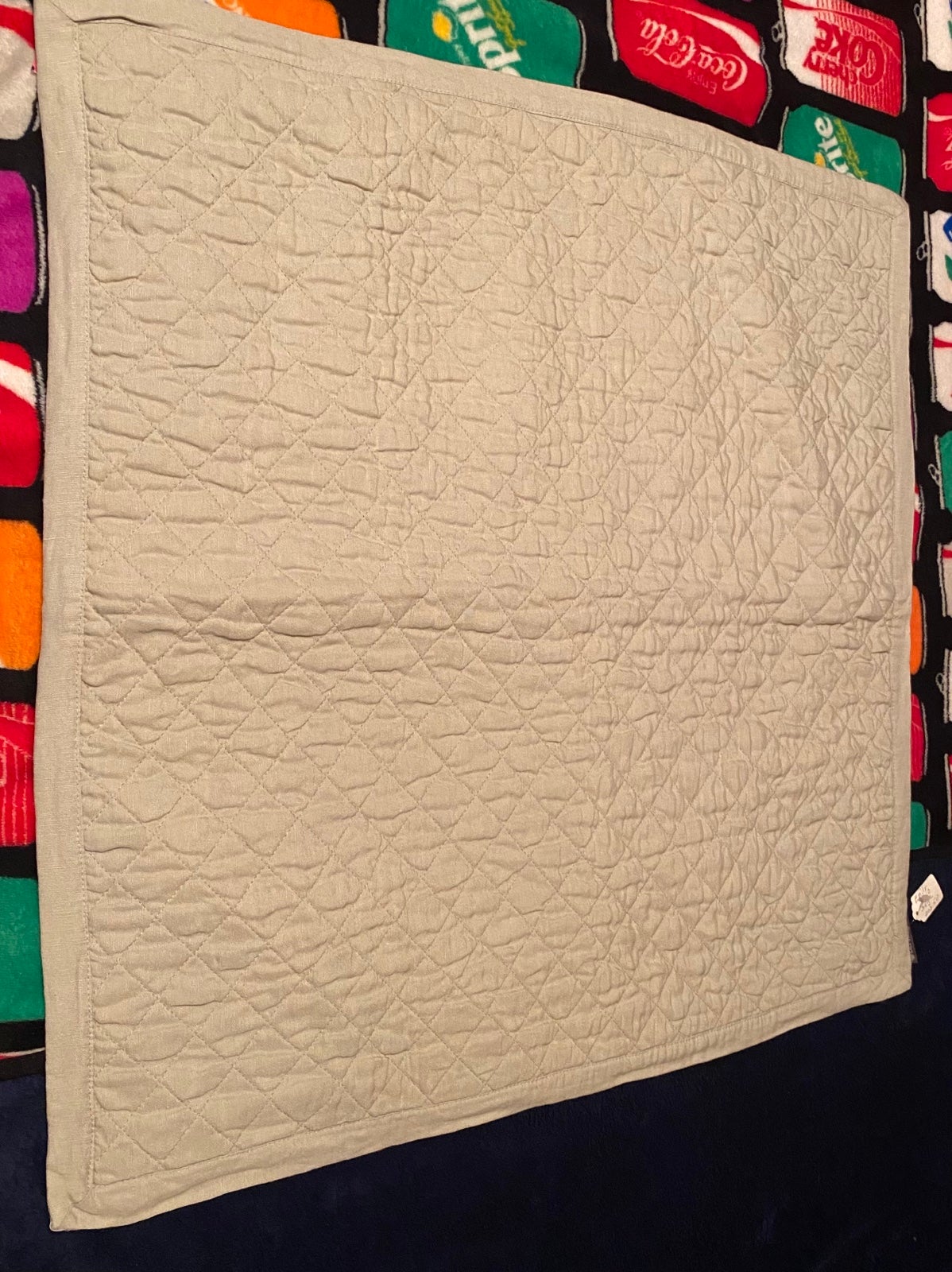Lili Alessandra Linen Quilted Pillow Sham 200