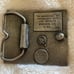 Bergamot brass works buckle belt