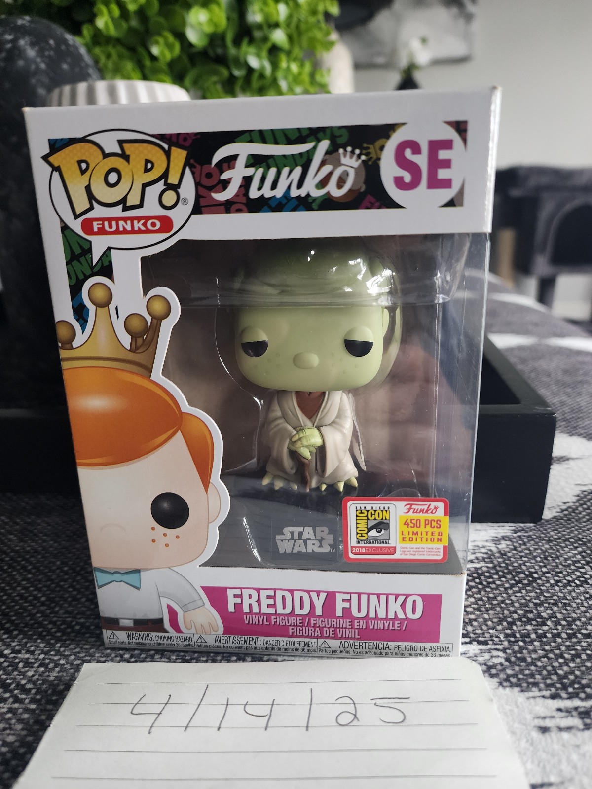 Freddy Funko as yoda le 450