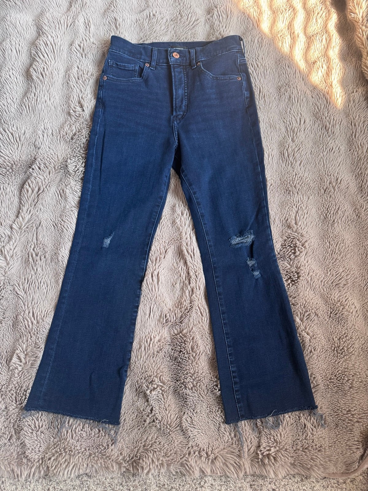 Express-Cropped Flare Jeans