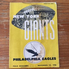 New york Giants polo grounds magazine 1946