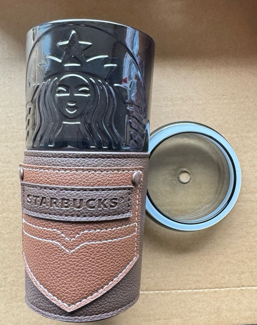 Starbucks 2023 Heavy Glass Cup