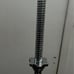 60 Inch Threaded Chrome Barbell Bar, 1 Inch Barbell Diameter with Ring Collars