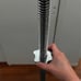 60 Inch Threaded Chrome Barbell Bar, 1 Inch Barbell Diameter with Ring Collars