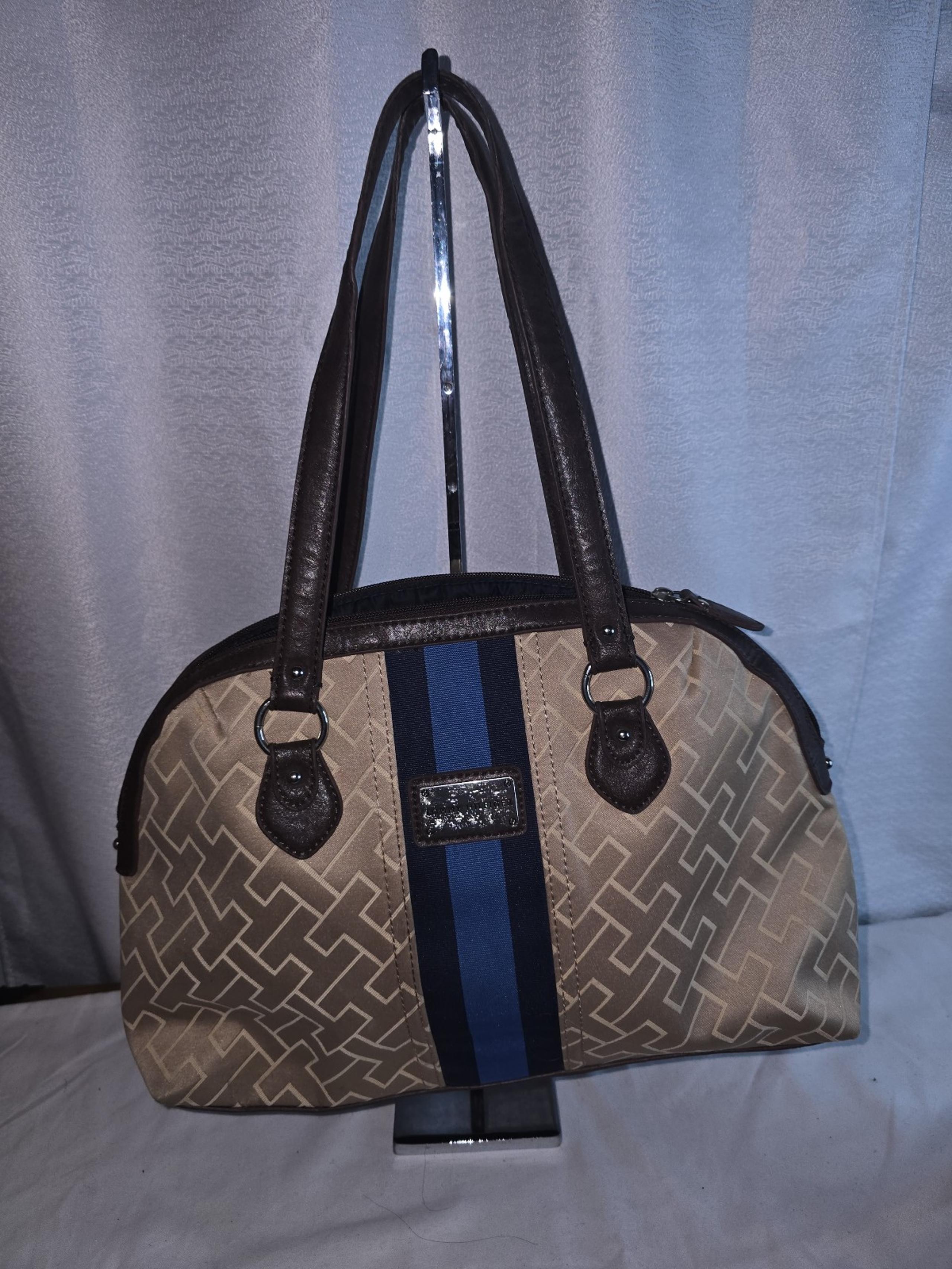 Tommy Helfiger Tote Canvas Shoulder Bag