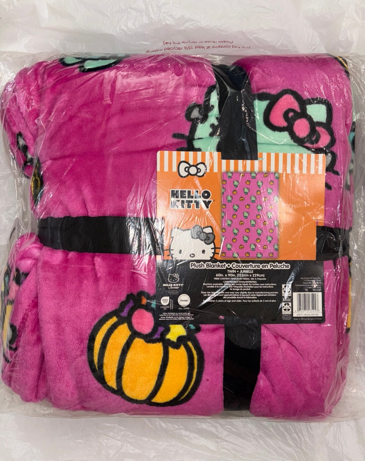 Hello Kitty Frankenstein Blanket