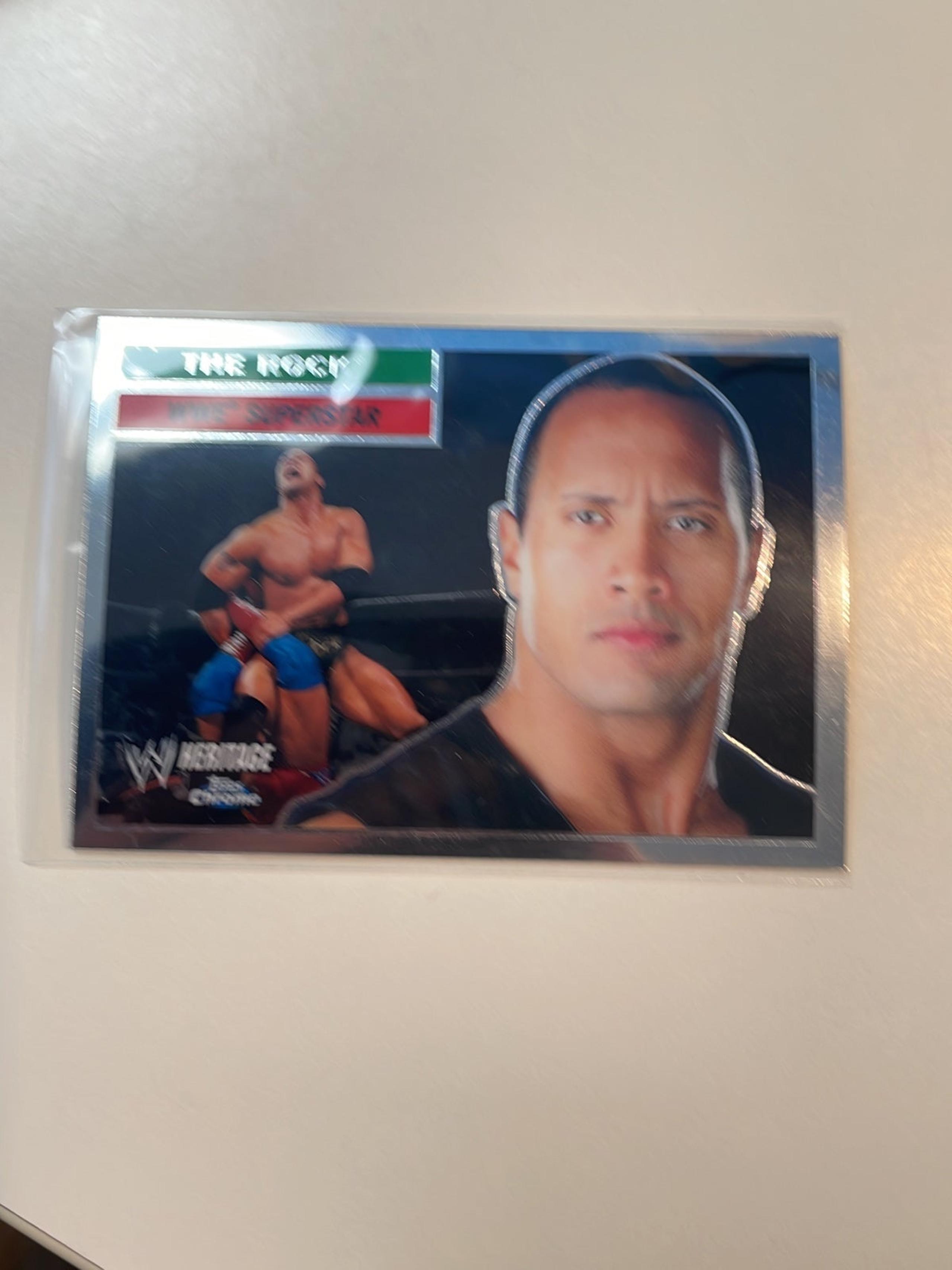 2006 Topps Heritage WWE Chrome #20 The Rock
