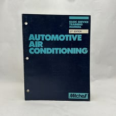 Automotive Air Conditioning Basic Service Training Manual/Actm 1989