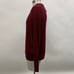 Black Brown 1826 Mens Sweater XL Red Wine Cherry 100% Extra Fine Merino Wool NWT
