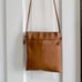 Patricia Nash Vesima Tan Naturale Leather Woven Front Crossbody Purse