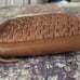 Patricia Nash Vesima Tan Naturale Leather Woven Front Crossbody Purse