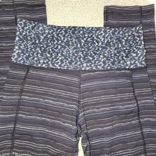 Lululemon Skinny Groove Pant II (Roll Down) Sz 6 Y2K Lux Atheleisure Grunge