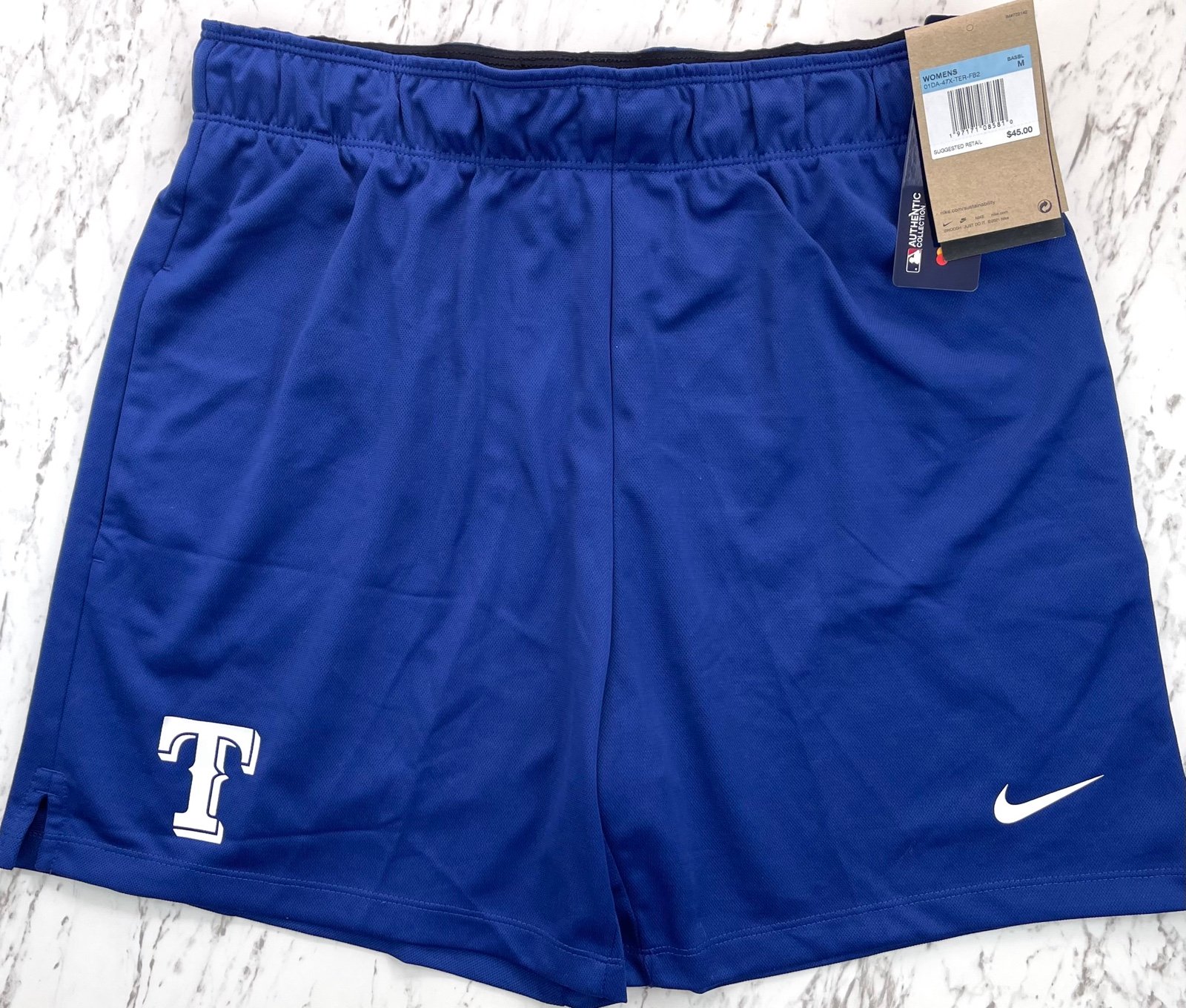 Nike Texas Rangers Dri-Fit Shorts Womens Medium NWT MLB