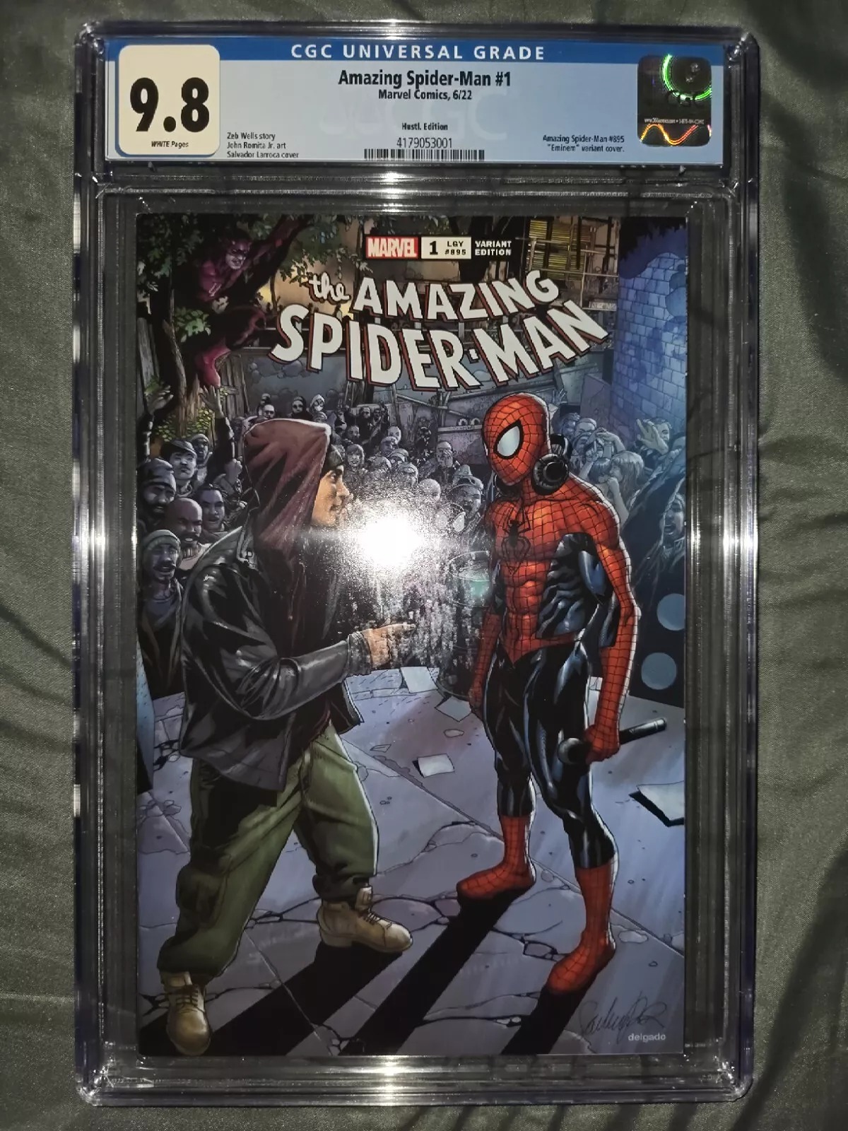 Amazing Spider-Man #1 Eminem Marvel Comics Hustle Edition CGC 9.8