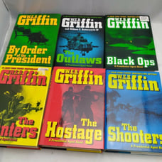 6 W.E.B Griffin Books A Presidential Agent Novels Good Condition HCDJ