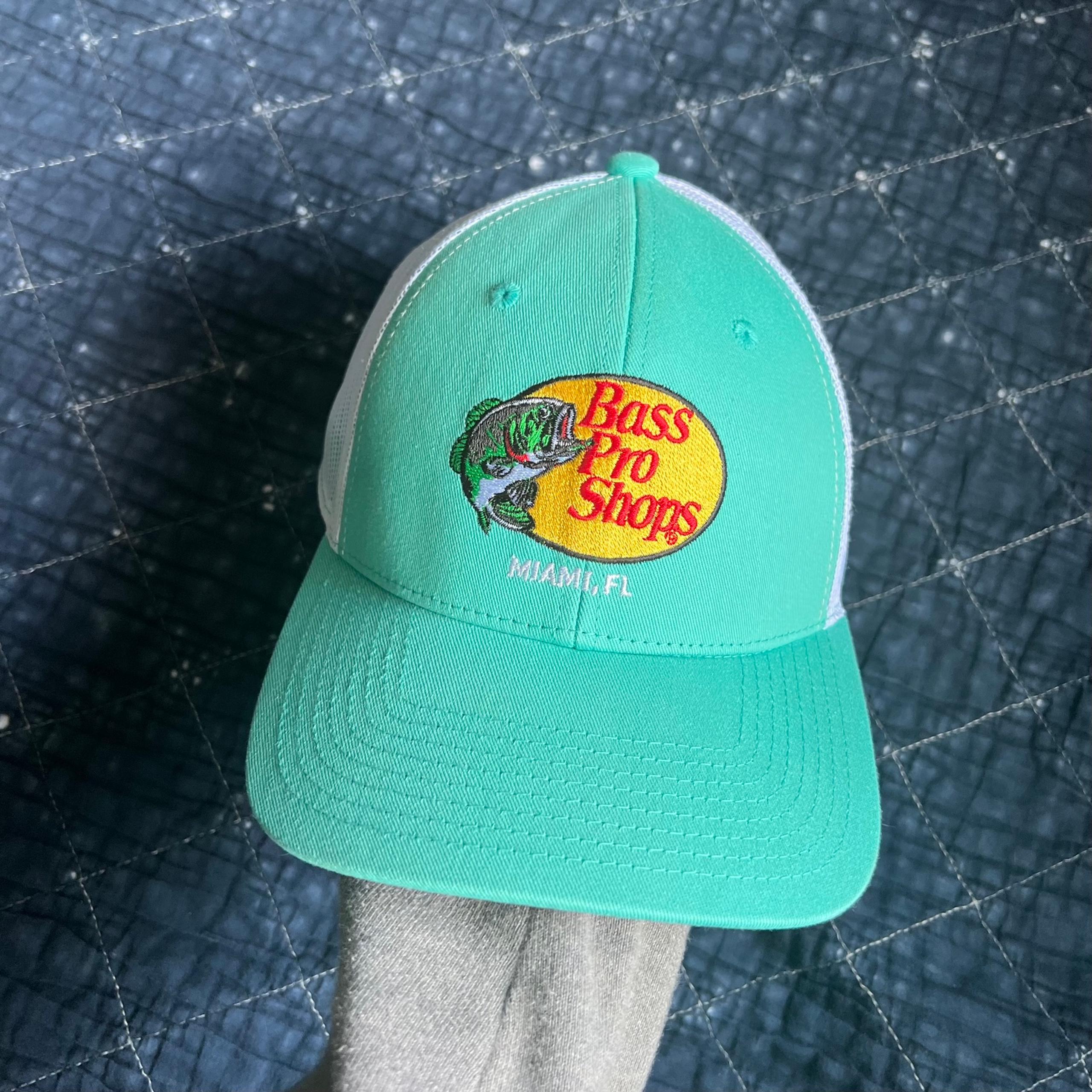 Bass Pro Shops Woodcut Logo Miami, FL Snapback Cap