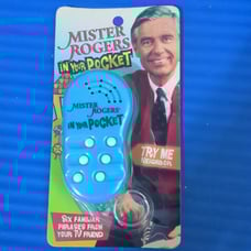 Mister Rogers in your Pocket keychain