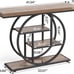 4-Tier Entryway Table, 41.3-Inch Industrial Sofa Table for Living Room