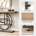 4-Tier Entryway Table, 41.3-Inch Industrial Sofa Table for Living Room