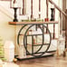 4-Tier Entryway Table, 41.3-Inch Industrial Sofa Table for Living Room