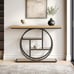 4-Tier Entryway Table, 41.3-Inch Industrial Sofa Table for Living Room