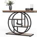 4-Tier Entryway Table, 41.3-Inch Industrial Sofa Table for Living Room