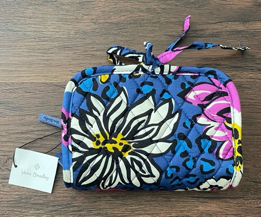Vera Bradley Jewelry Case African Violet Travel Storage