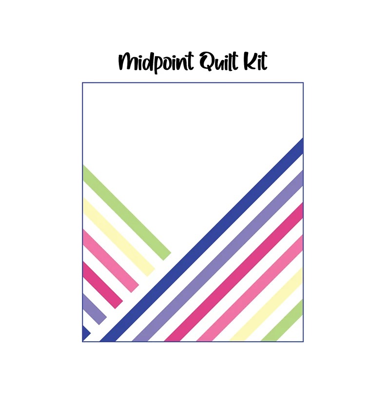 Midpoint Quilt Kit (58 x 68 )