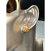 14KT & 10KT Yellow Gold Pearl Necklace & Stud Earrings Set