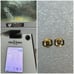 14KT & 10KT Yellow Gold Pearl Necklace & Stud Earrings Set