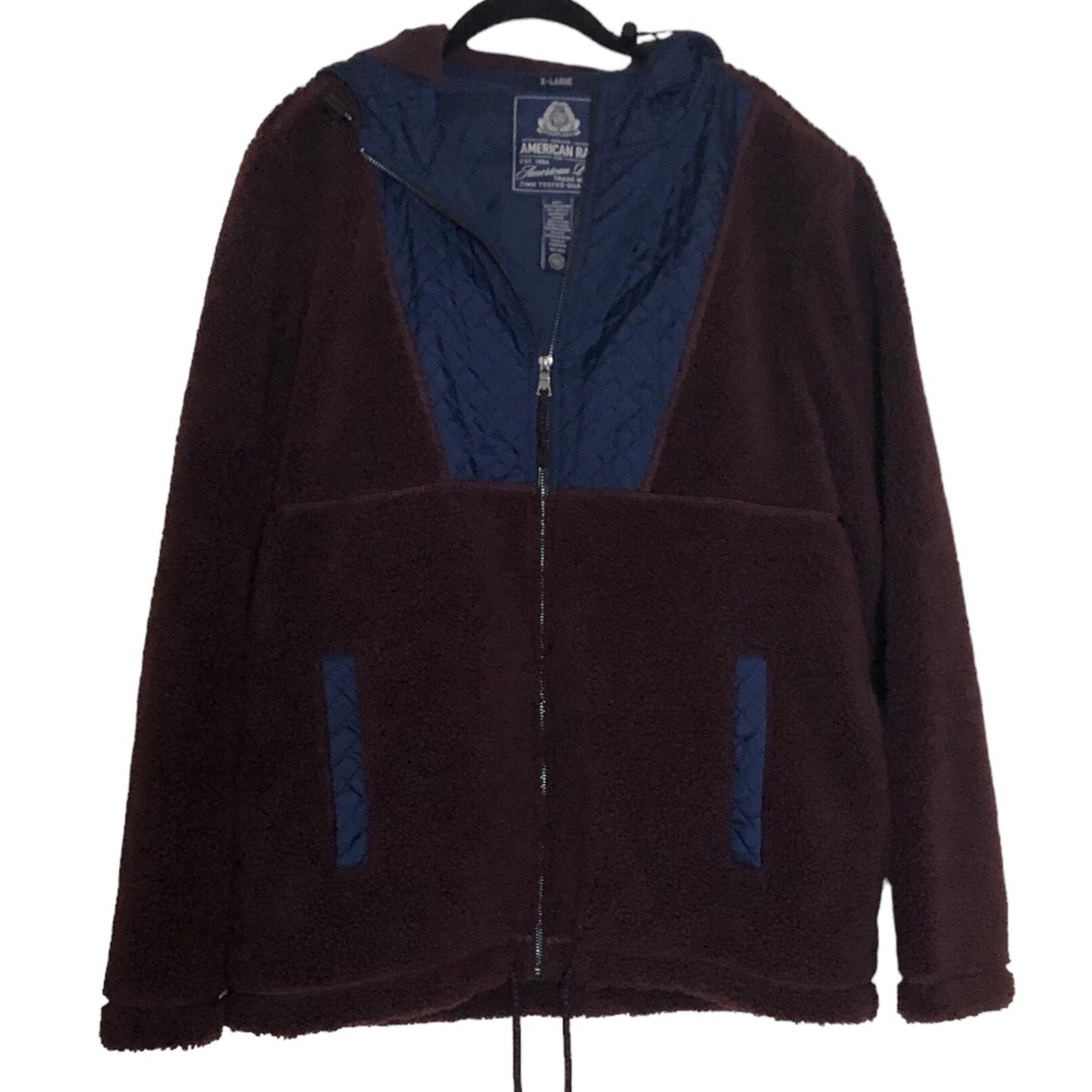 American Rag Men’s Fleece Full Zip Hoodie Jacket Size XL