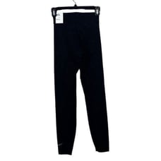 NWT Nike Elastic Waist High Rise Printed Pull-On Active Leggings Black XS