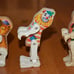 1960'S FISHER PRICE CIRCUS 4 PERFORMERS RINGMASTER, TIGER, CLOWN & BEAR