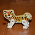 1960'S FISHER PRICE CIRCUS 4 PERFORMERS RINGMASTER, TIGER, CLOWN & BEAR