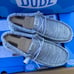 Hey Dude Men’s Wally H2O Mix Shoes Sox Metal Grey Loafers Airflow Sizes 8-14 New