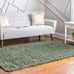 2' 2 x 3 New Shag Rug - Sage 46038 nice new rug home decor interior design