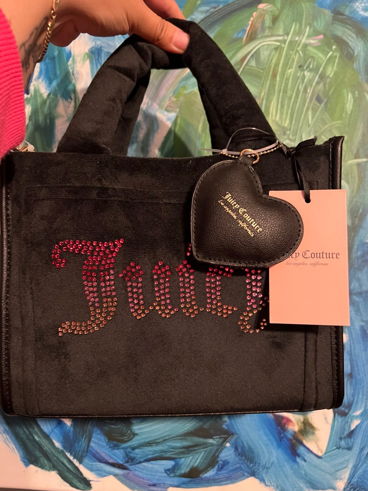 Juicy Couture Black Mini Tote