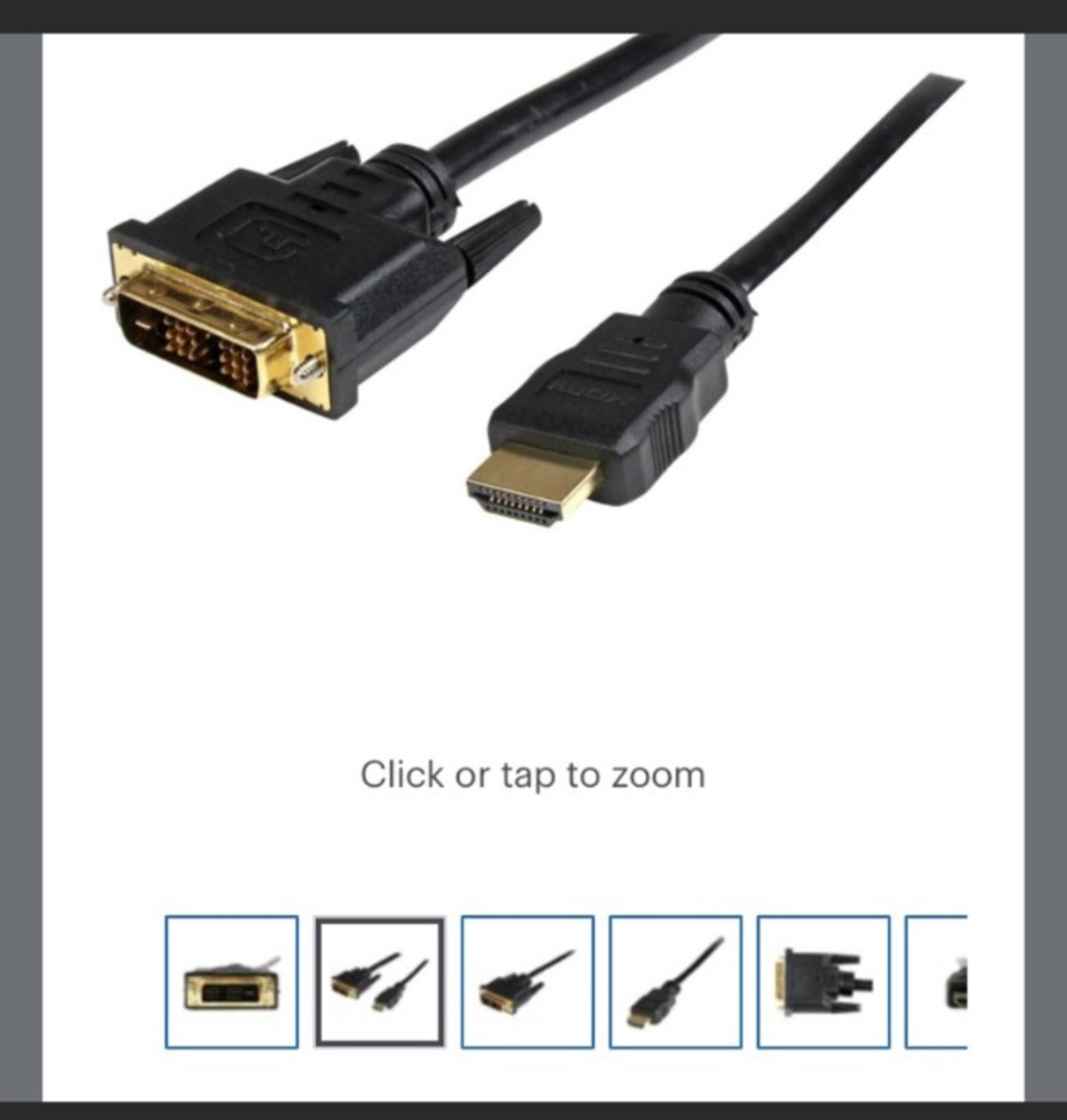 StarTech HDMI-to-DVI-D Cable