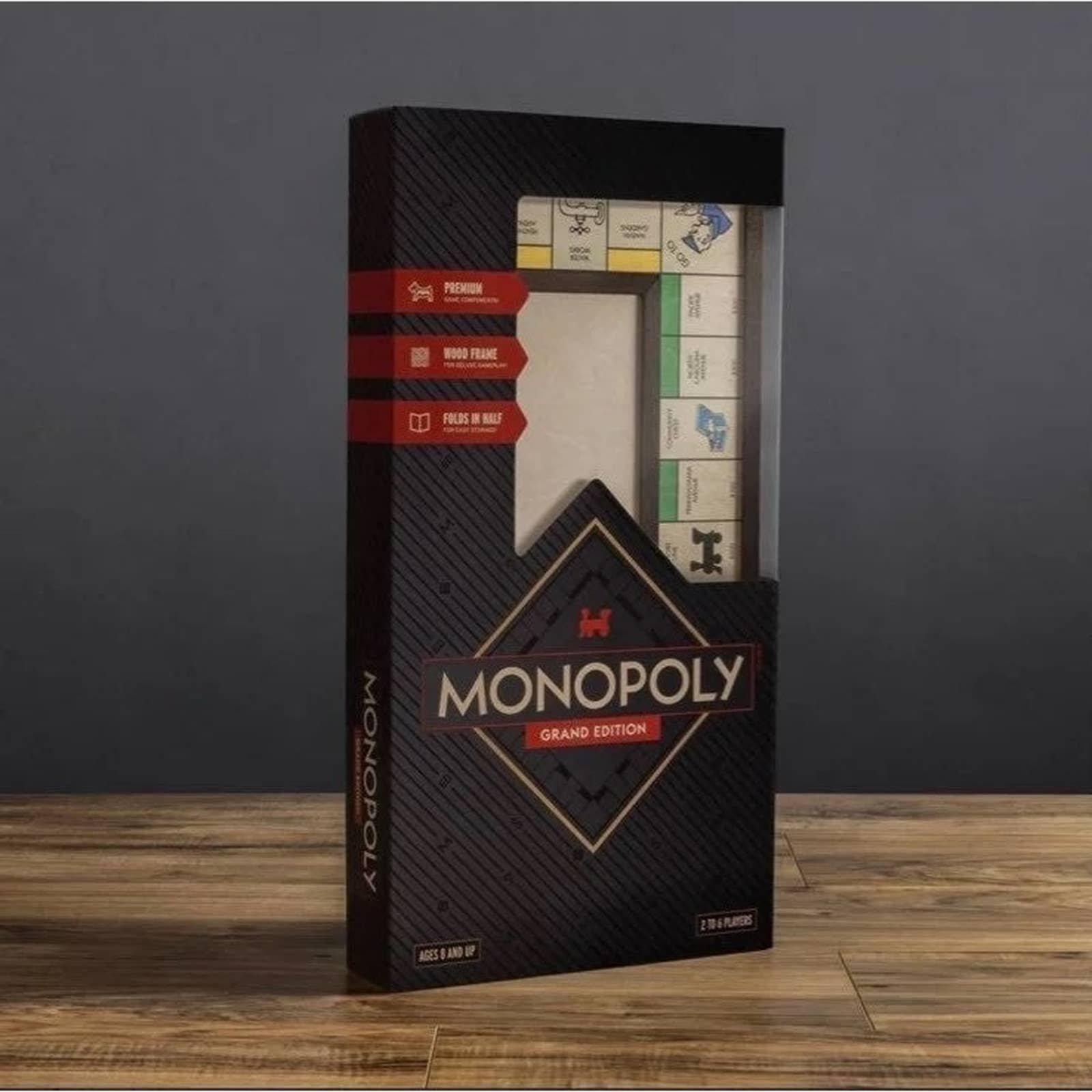 Monopoly Grand Edition folding wood board