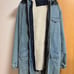 in.di.go.s Denim Mods Coat with Fur